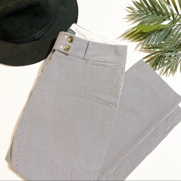 The Limited Pants - The Limited Drew Fit Striped Straight Fit Pants